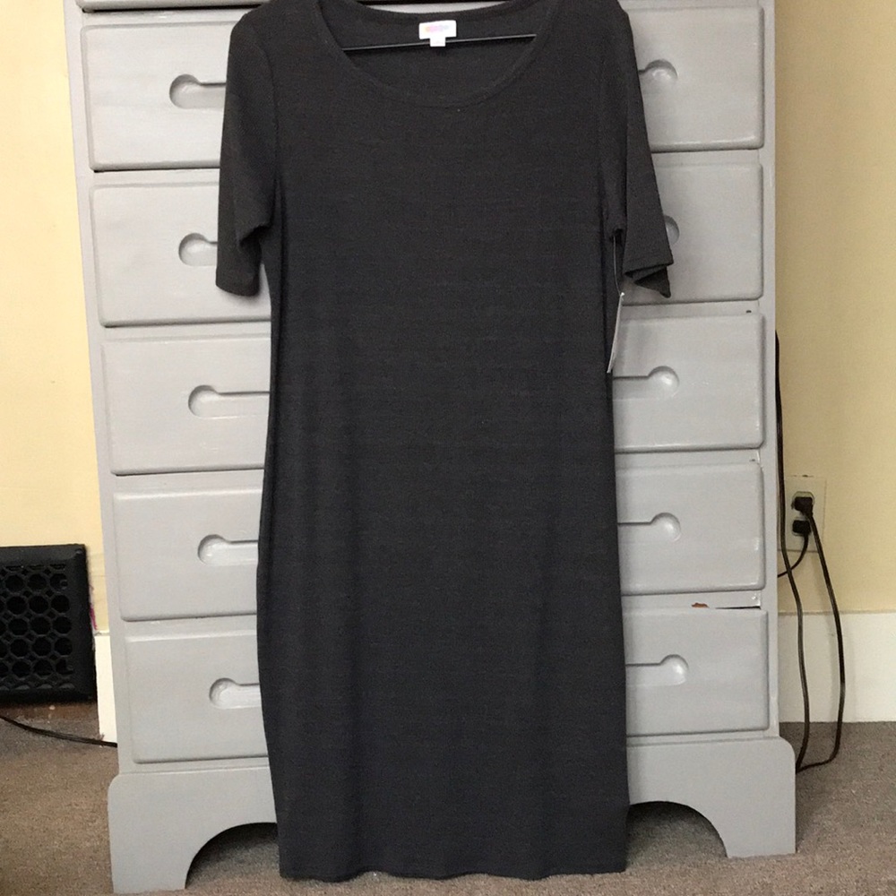 Gray LulaRoe Dress